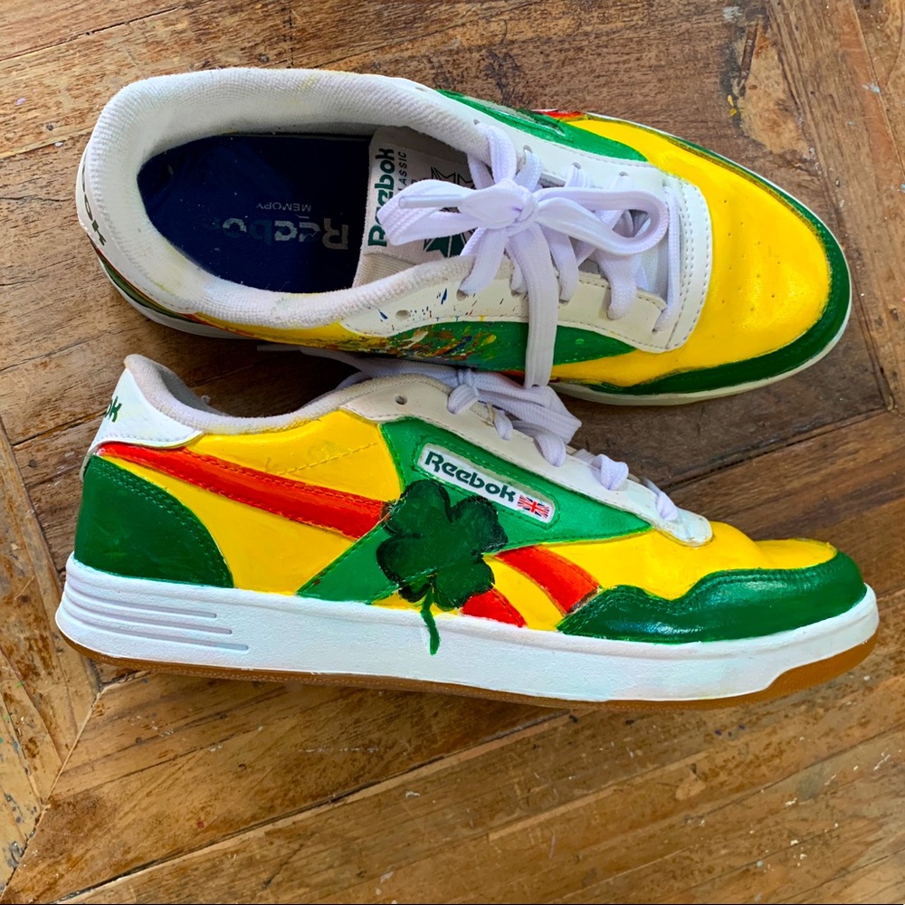 St. Patrick’s Day shoes Reebok shoes custom
